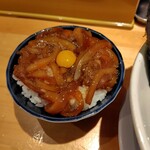 麺家 たけ田 - 漁師の白イカ漬け丼