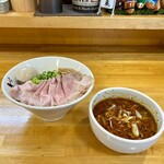 麺屋 しん蔵 - トマトとセロリつけ麺 1150円  チャーシュー増し 350円  味付玉子 100円