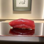 恵比寿 鮨 謙心 - 対馬産　マグロの赤身（巻き網）