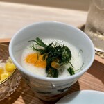 恵比寿 鮨 謙心 - 吸いとろ雲丹のせ