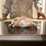 恵比寿 鮨 謙心 - 甘鯛昆布〆　半レア