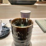 恵比寿 鮨 謙心 - 緑茶！
