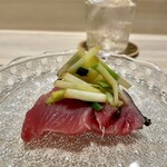 恵比寿 鮨 謙心 - 初カツオの炭たたき！