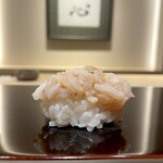 恵比寿 鮨 謙心 - ホタテ貝は柚子の皮が隠し味！