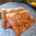 六本木 焼肉きらく - サーロイン焼きしゃぶ