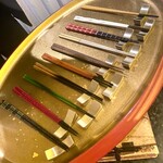 六本木 焼肉きらく - お箸