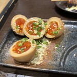 焼鳥 古友里 - 煮卵　コレもすごい