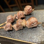 焼鳥 古友里 - 砂肝、しっかりコリコリ