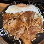 とん汁の店 まるやま食堂 - ばら肉生姜焼き