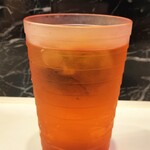 蒙古タンメン中本 - クーポンのサービスウーロン茶