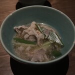 洞窟おでん - 京都ぽーくのねぎ豚しゃぶ