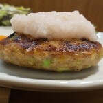 キッチン ブルー グローブ - 横から、梅おろしはタップリ！