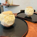 こひる庵 - 味見氷シナモンティークリーム