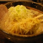 上州桐生らーめん 神山家 - 麺です