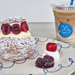 2KOTI - 【2024.06】ざくざくシュークリーム・アメリカンチェリーのトッピング(税込800円)