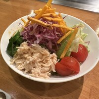 鉄板焼 やまおか - サラダ