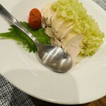 苦楽園中華 マルベリー - 淡路鳥の柔らか蒸し鶏葱ソース