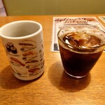 竹乃浦 飛翔閣 - 食後のアイスコーヒー
