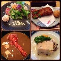 中納言 千日前味楽館 - お味噌汁には伊勢海老のおみそがたっぷり！