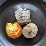 スコーンのおぐら - 抹茶ホワイト、塩バター、紅茶レモン