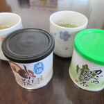 ランチ&カフェ リッチー - セルフコーナーにあった、がごめ昆布茶としいたけ茶