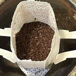 珈道庵 三瀬山荘 - ドリップパックでコーヒーをいれます。