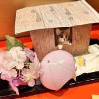 すし丈 - お店の方の手作りだそうです。可愛い。