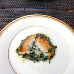 リストランテ ピッツェリア ジャンカルロ トウキョウ - クリーミーなホウレン草と！