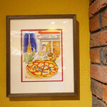 リストランテ ピッツェリア ジャンカルロ トウキョウ - 新しい壁の色にピッタリ！