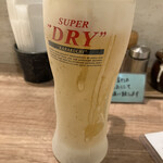 ヤキトリ まだらや - 生ビールきんきん