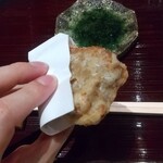 肉屋 田中 - ヒレの竜田揚げ