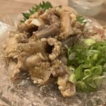 ヤキトリ まだらや - とりもつ刺身