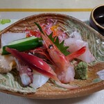 ビストロ割烹　つちだ - 刺身盛り合わせ