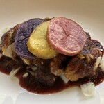 野菜が主役の古民家レストラン 花果菜 - 上には3種類のじゃがいも達！