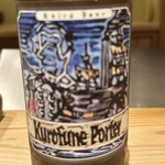 日本橋 蕎ノ字 - 鮎に合わせた黒ビール、鮎がふくよかに