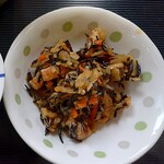 日本一 - 中華そば(笠岡ら～めん)定食 のひじき (2024.06.18)