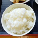 日本一 - 中華そば(笠岡ら～めん)定食 のごはん (2024.06.18)
