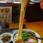 中華そば(笠岡ら～めん) 麺の状態 (2024.06.18)