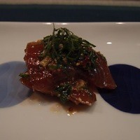 鉄板焼さわふじ - 鮪の漬けです