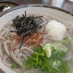 松本蕎麦店 - 少なめの釜揚げ蕎麦