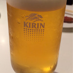 ルセット シェ イイナ - キリンラガー樽生 600円。