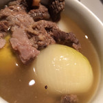 ルセット シェ イイナ - 中には、ゴロっとタマネギも♪