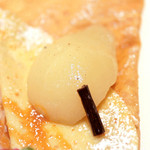 CREPERIE Le Beurre Noisette - 洋梨のコンポートとバニラの鞘 '14 2月上旬