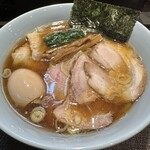 らぁめん 涼虎 - 涼虎らぁめん醤油＋味玉