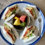 喫茶みどり - ミックスサンドイッチ