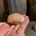 星兵衛 - そしてここに来てシンプルにうにといかが登場。 いかの調理法が企業秘密とのことでしたが、これももちろん美味でした。