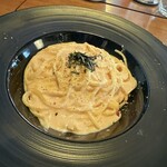 ビストロ酒場YUZU cafe&bar - 明太子クリーム生パスタ