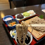 獅子宿燻亭 - ★餅そば膳（三ツ餅・1050円税込）★