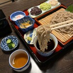 獅子宿燻亭 - ★餅そば膳（三ツ餅・1050円税込）★