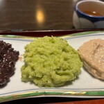 獅子宿燻亭 - ★餅そば膳（三ツ餅・1050円税込）★